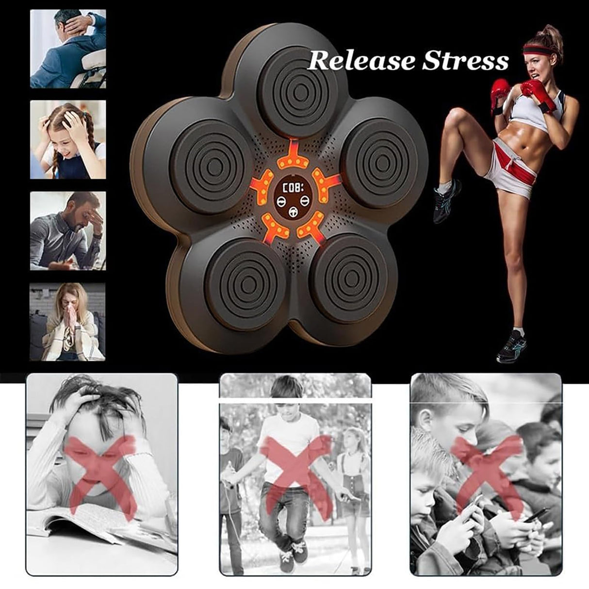 Adjustable Boxing Target Set for Adults & Kids