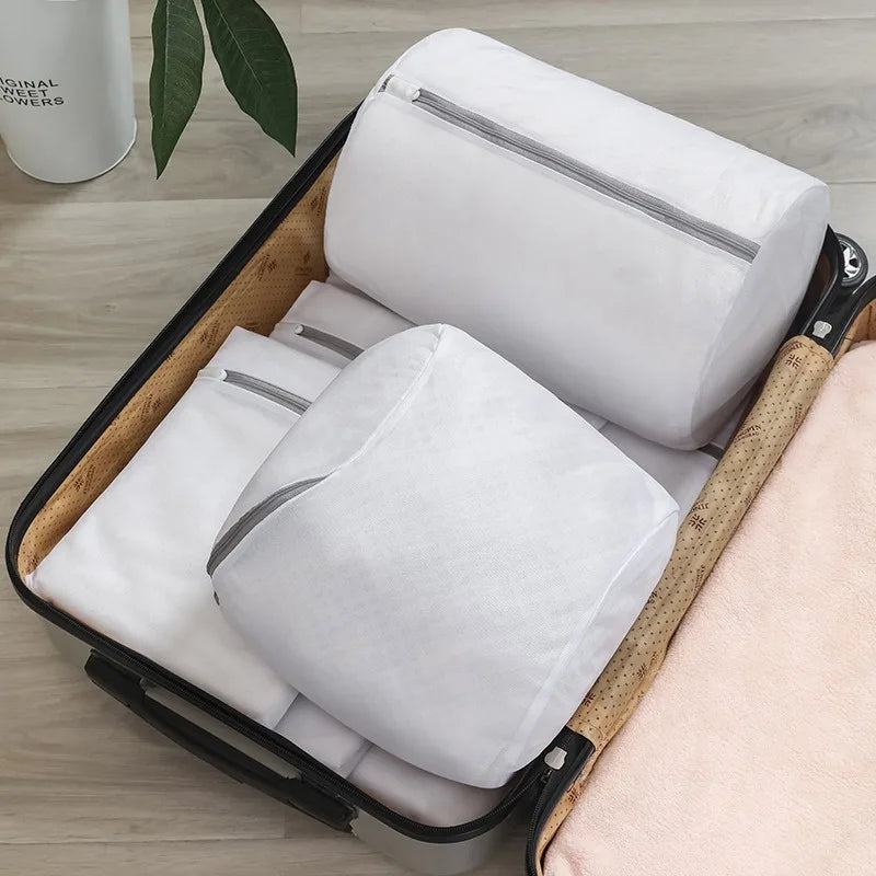 Durable Mesh Zippered Shoe Washing Bag