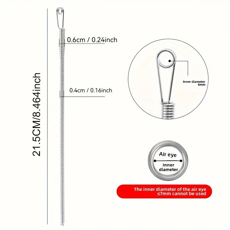 Flexible Spring Drawstring Threader Clip Tool