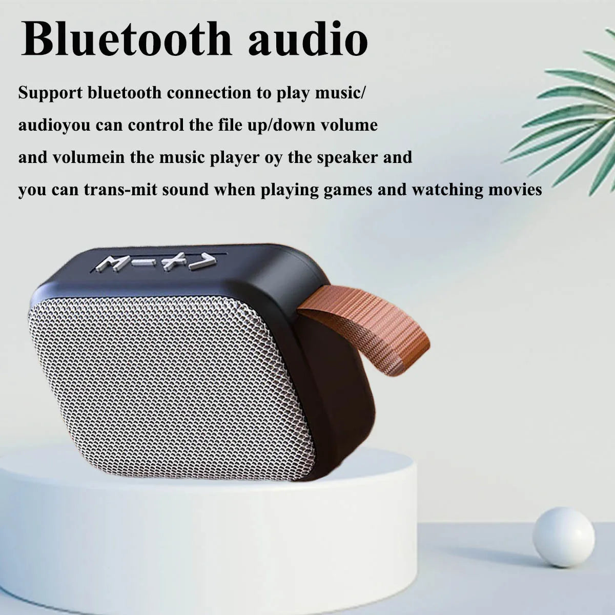 Altavoz estéreo portátil Bluetooth 5.0 para exteriores