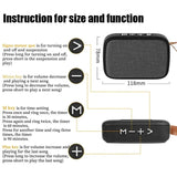 Altavoz estéreo portátil Bluetooth 5.0 para exteriores