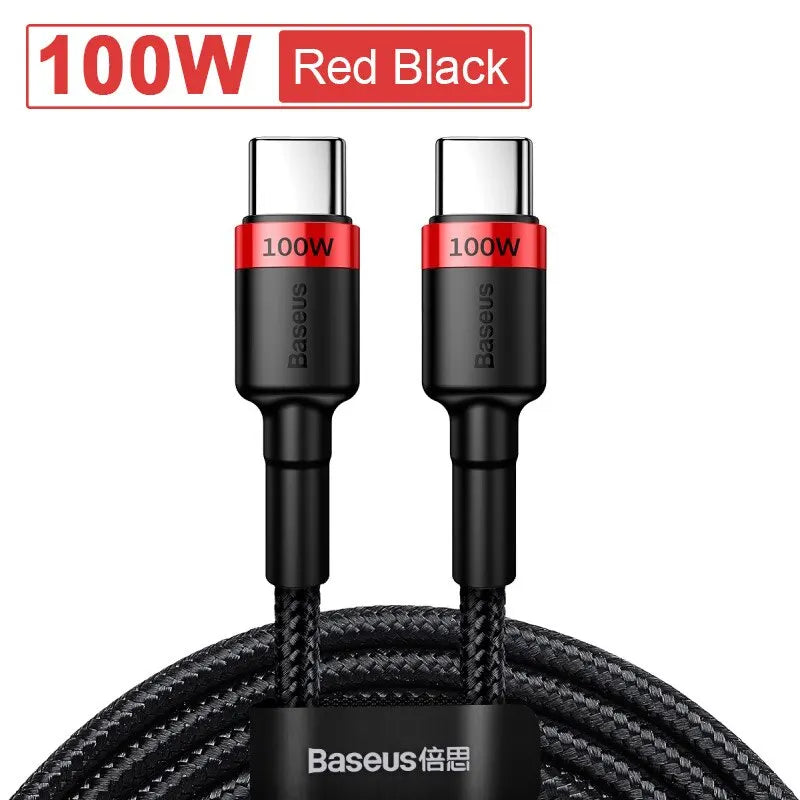 100W USB-C auf USB-C Schnellladekabel
