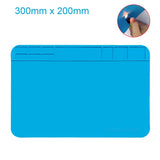 Heat-Resistant Magnetic Silicone Soldering Work Mat