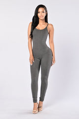 Backless Sling Bodycon Jumpsuit – Sleek Full-Length One-Piece