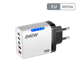 240W 5-in-1 GaN USB-C Wandladegerät
