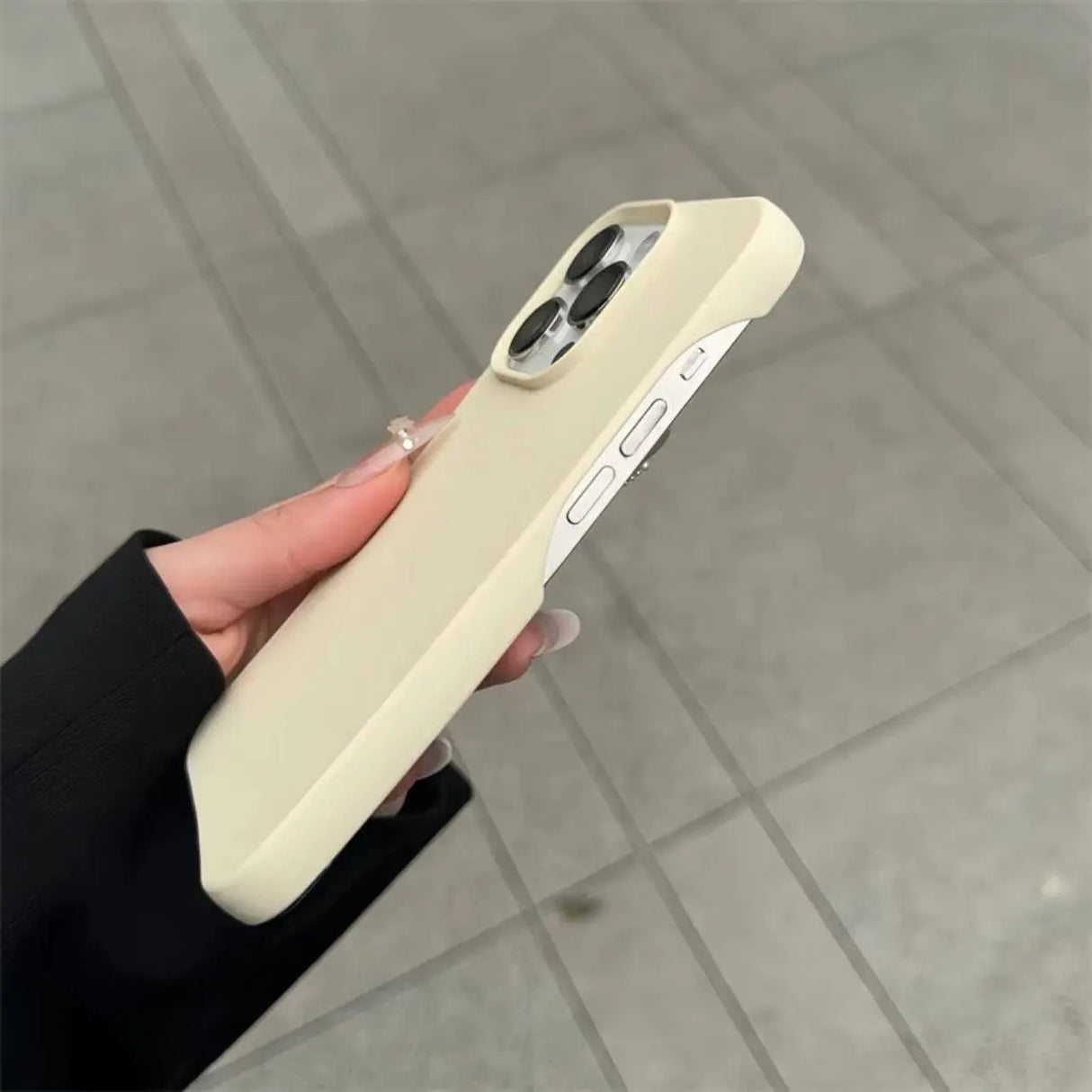 Frosted Half-Cover iPhone Case
