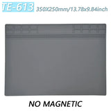 Heat-Resistant Magnetic Silicone Soldering Work Mat