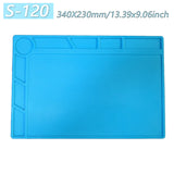 Heat-Resistant Magnetic Silicone Soldering Work Mat