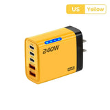 240W 5-in-1 GaN USB-C Wandladegerät