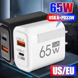 Adaptador de carga rápida USB-C GaN de 65W | cargador Huawei