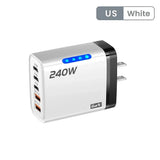 240W 5-in-1 GaN USB-C Wandladegerät
