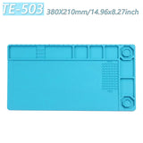 Heat-Resistant Magnetic Silicone Soldering Work Mat