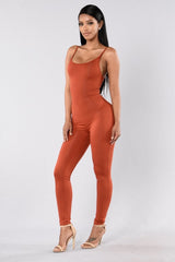 Backless Sling Bodycon Jumpsuit – Sleek Full-Length One-Piece