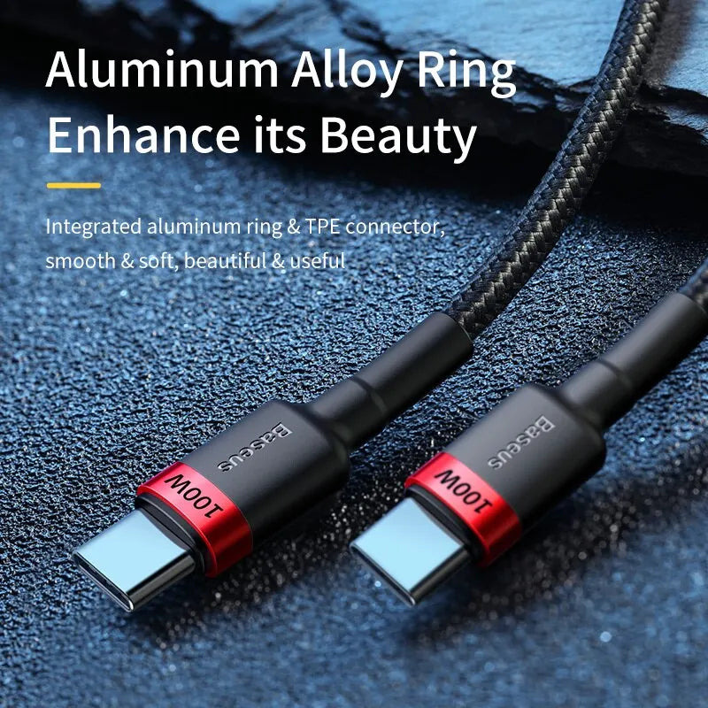 100W USB-C auf USB-C Schnellladekabel
