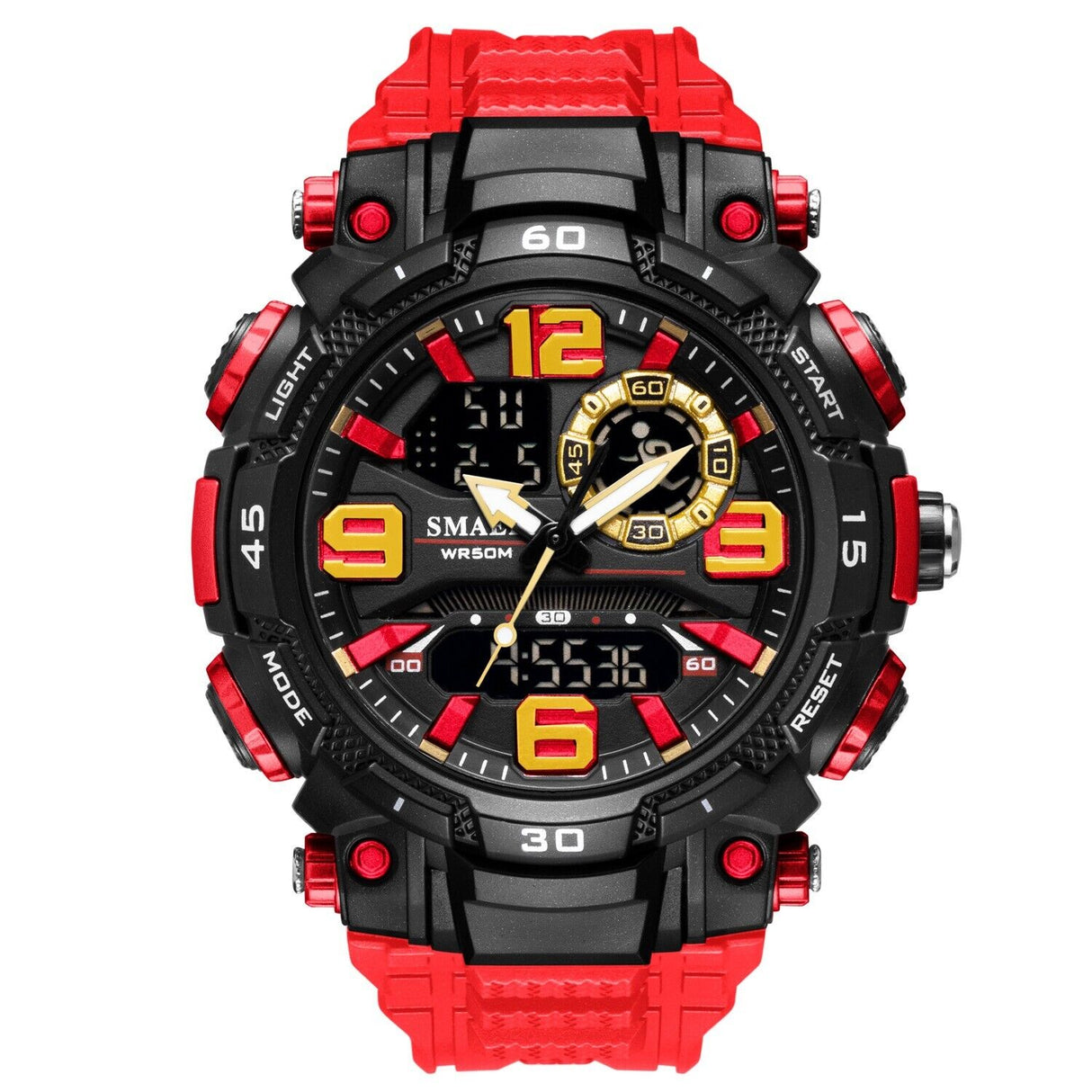 Men's 5ATM Digital-Analog Sports Watch