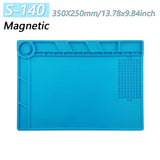 Heat-Resistant Magnetic Silicone Soldering Work Mat