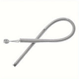 Herramienta flexible de clip con resorte para enhebrar cordones