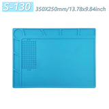 Heat-Resistant Magnetic Silicone Soldering Work Mat