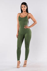 Backless Sling Bodycon Jumpsuit – Sleek Full-Length One-Piece