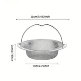 Stainless Steel Shower Drain Hair Catcher
