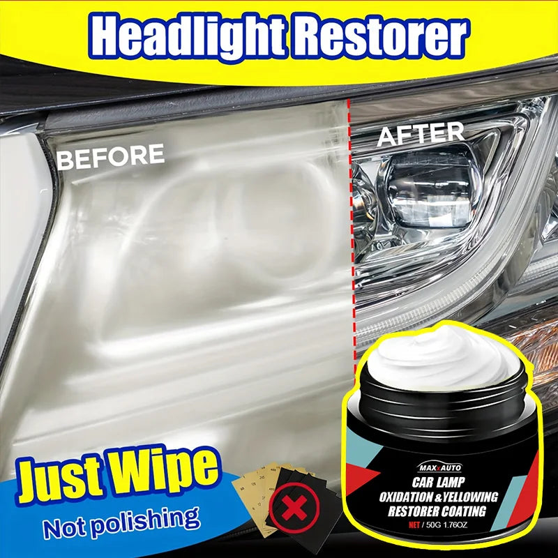 Kit de restauración y pulido para faros de coche
