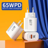 Adaptador de carga rápida USB-C GaN de 65W | cargador Huawei