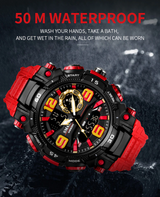 Men's 5ATM Digital-Analog Sports Watch