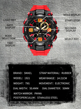 Men's 5ATM Digital-Analog Sports Watch