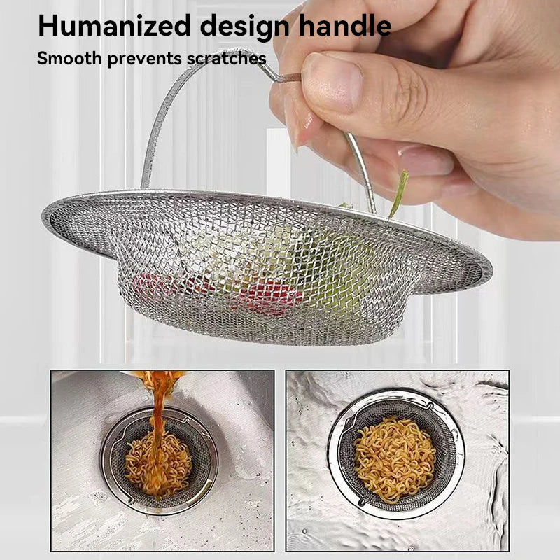 Stainless Steel Shower Drain Hair Catcher