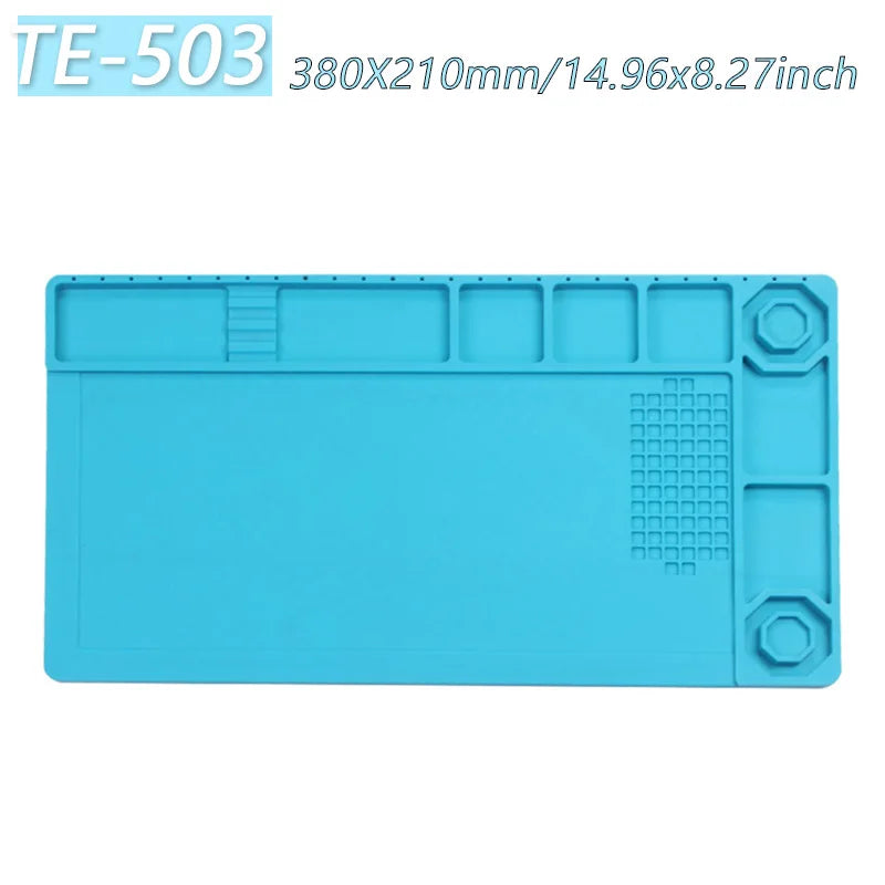 Heat-Resistant Magnetic Silicone Soldering Work Mat
