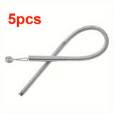 Herramienta flexible de clip con resorte para enhebrar cordones