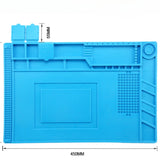 Heat-Resistant Magnetic Silicone Soldering Work Mat