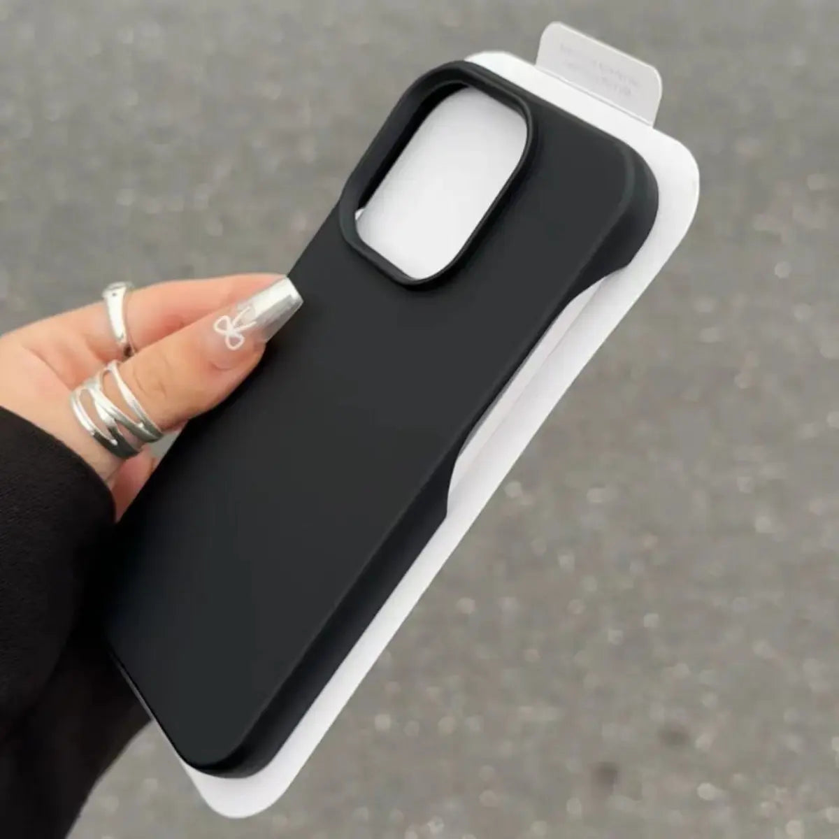 Frosted Half-Cover iPhone Case