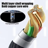 240W Nylon USB-C Cable with LED Display